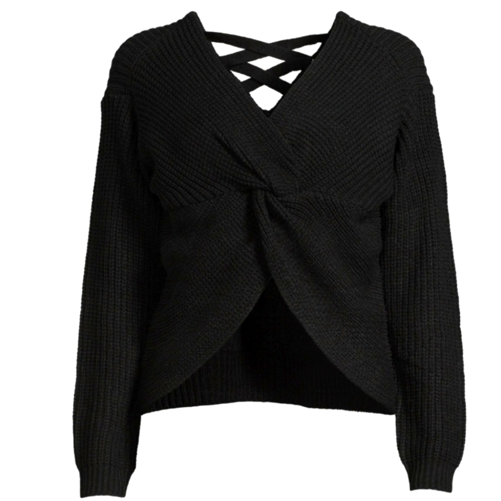 Twist Back Sweater